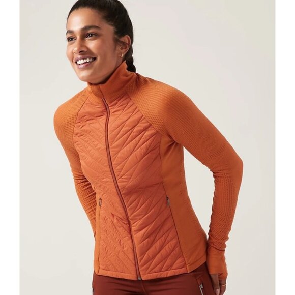 Athleta Jackets & Blazers - Athleta Flurry Force Insulated PrimaLoft Jacket Small Foliage Orange NWT $169